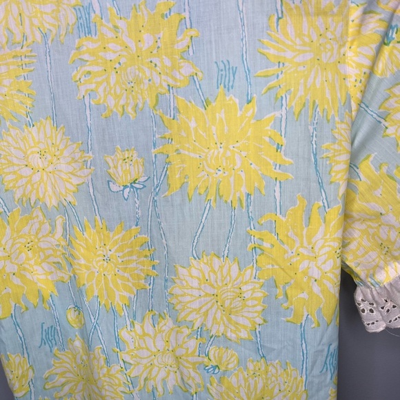 The Lilly Lilly Pulitzer Vintage 60s/70s Maxi Wrap Dress Hostess Gown Palm Beach - Picture 13 of 16